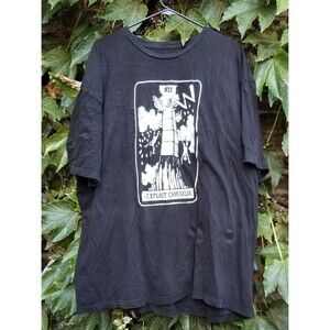 Tower Tarot Card "Le Exploit Chasseur" T-shirt Size 3XL Roosterteeth Pimp Tower